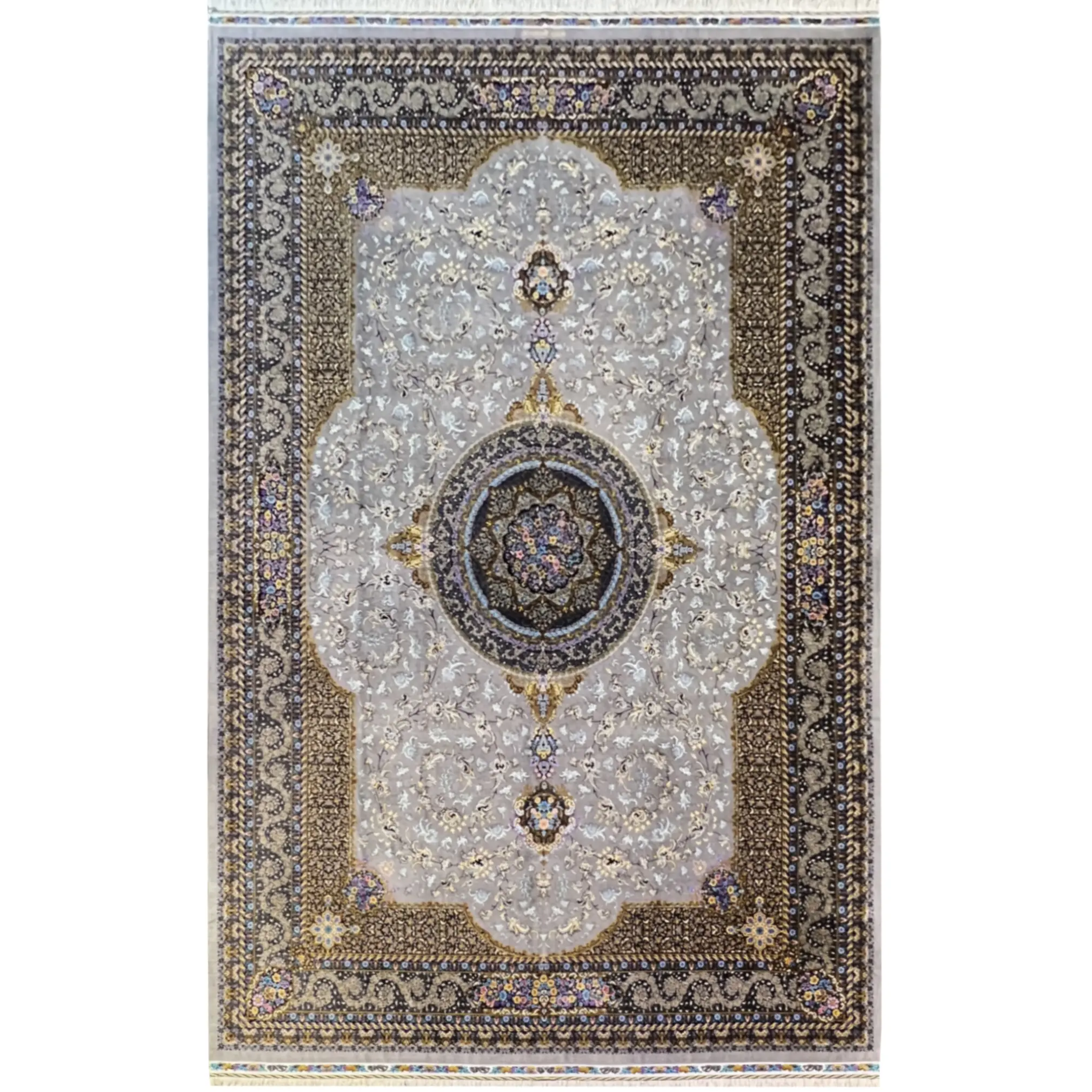 9-meter all-silk carpet from Qom, product code 3082